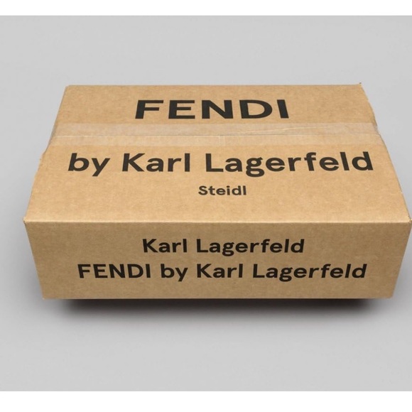 Fendi FF By Karl Lagerfeld logo monogram Collectors wooden trunk book USB NEW - Picture 5 of 12
